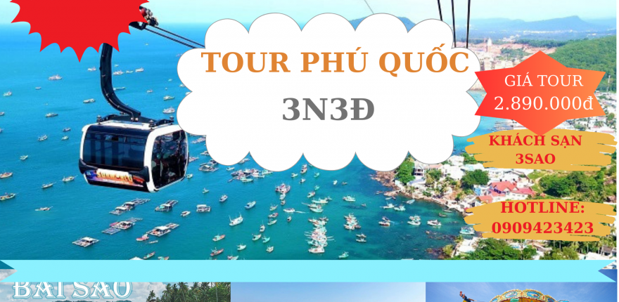 TOUR PHÚ QUỐC-GRAND WORLD- CẦU HÔN SUNWORLD HÒN THƠM 3N3Đ -Ô TÔ